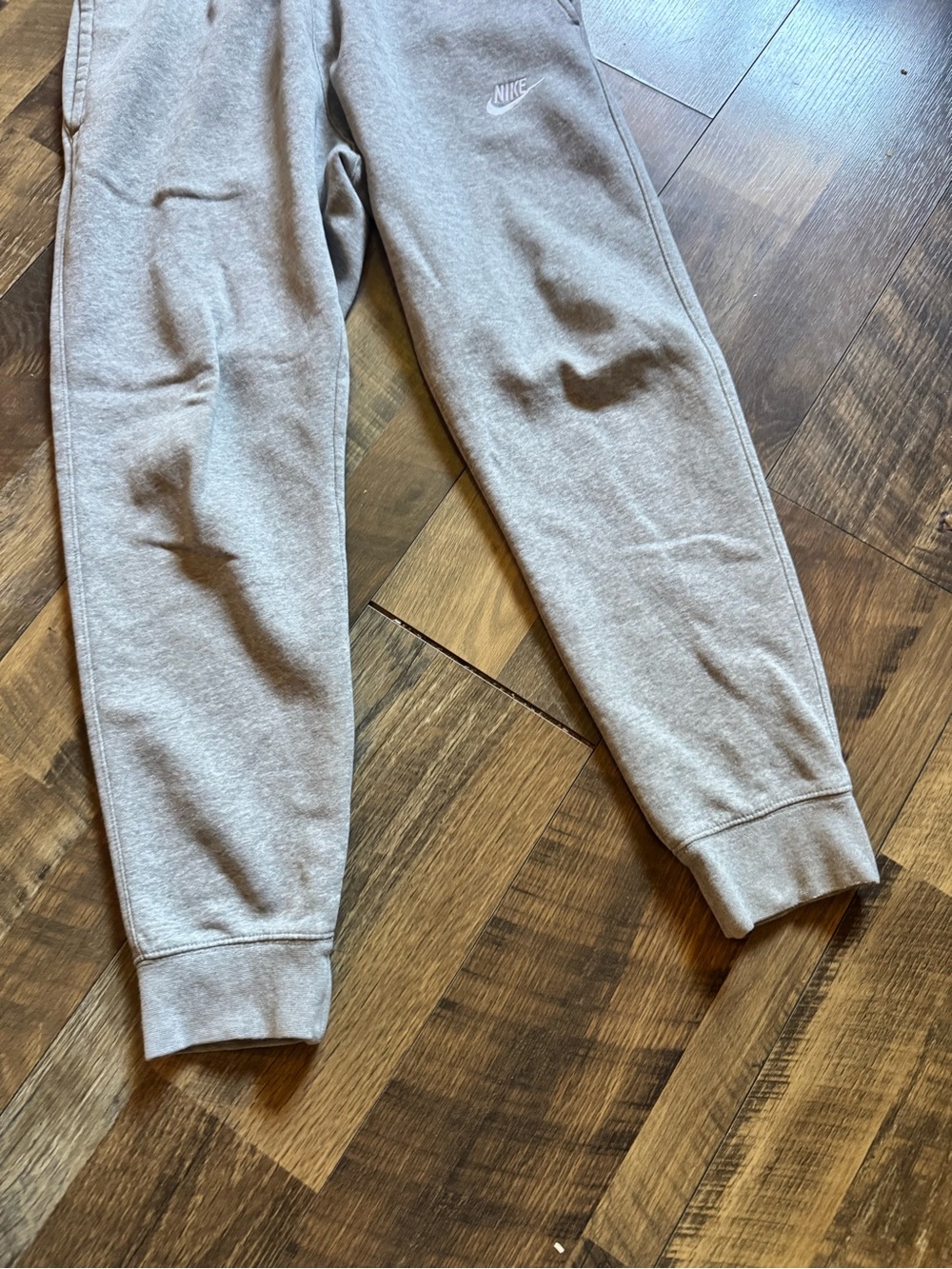 Nike Light Gray Jogger Sweatpants - Picture 4 of 7